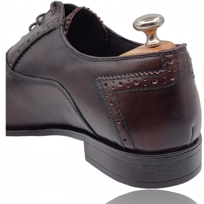Pantofi Bărbați Eleganți Din Piele Naturală Maro 283 [6]