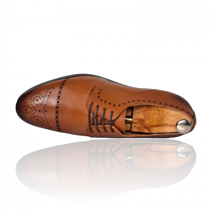 Pantofi Bărbați Eleganți Din Piele Naturală Neagră 1706 [2]