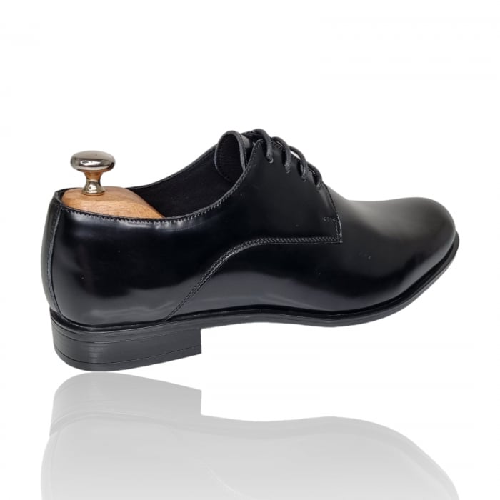Pantofi Bărbați Eleganți Din Piele Naturală Neagră 1707 [5]