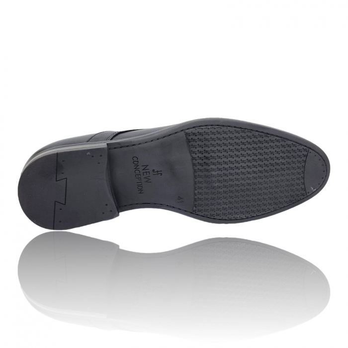 Pantofi Bărbați Eleganți Din Piele Naturală Neagră 587 [2]