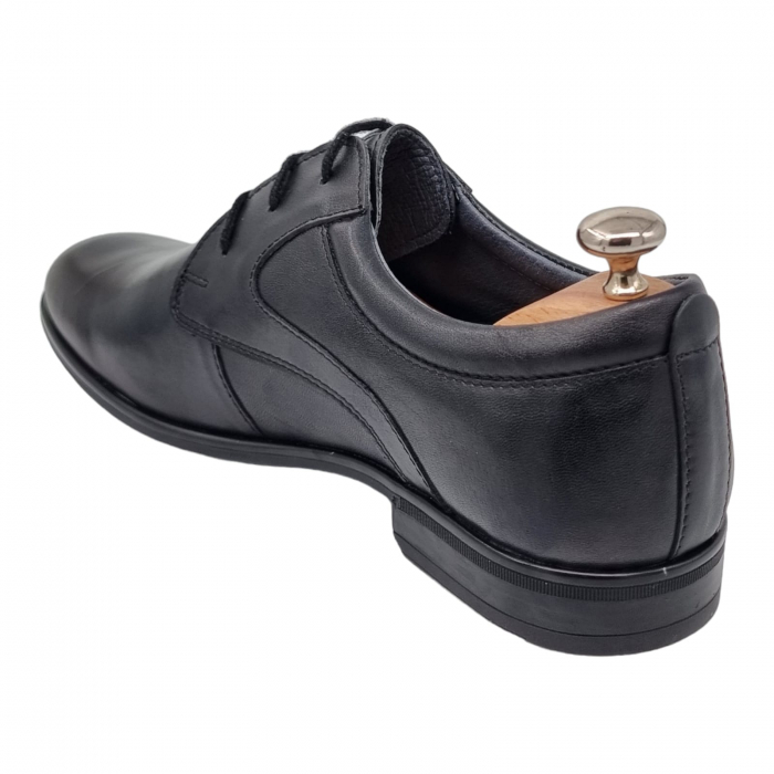 Pantofi Bărbați Eleganți Din Piele Naturală Neagră 587 [13]