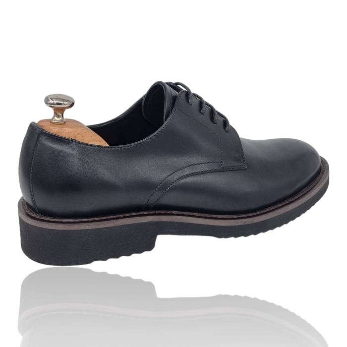 Pantofi Bărbați Eleganți Din Piele Naturală Neagra 1719 [3]