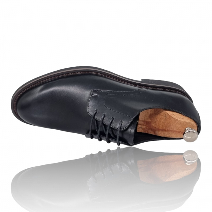 Pantofi Bărbați Eleganți Din Piele Naturală Neagra 1719 [2]
