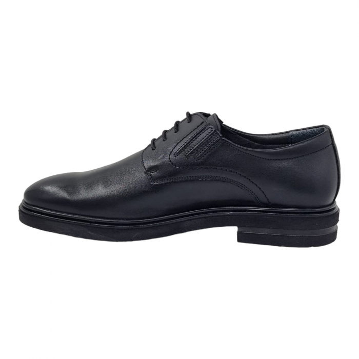 Pantofi Bărbați Eleganți Din Piele Naturală Neagra 1732 [2]