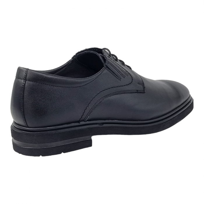 Pantofi Bărbați Eleganți Din Piele Naturală Neagra 1732 [4]