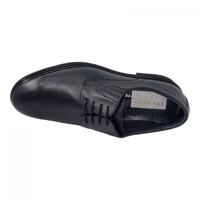 Pantofi Bărbați Eleganți Din Piele Naturală Neagra 1732 [5]