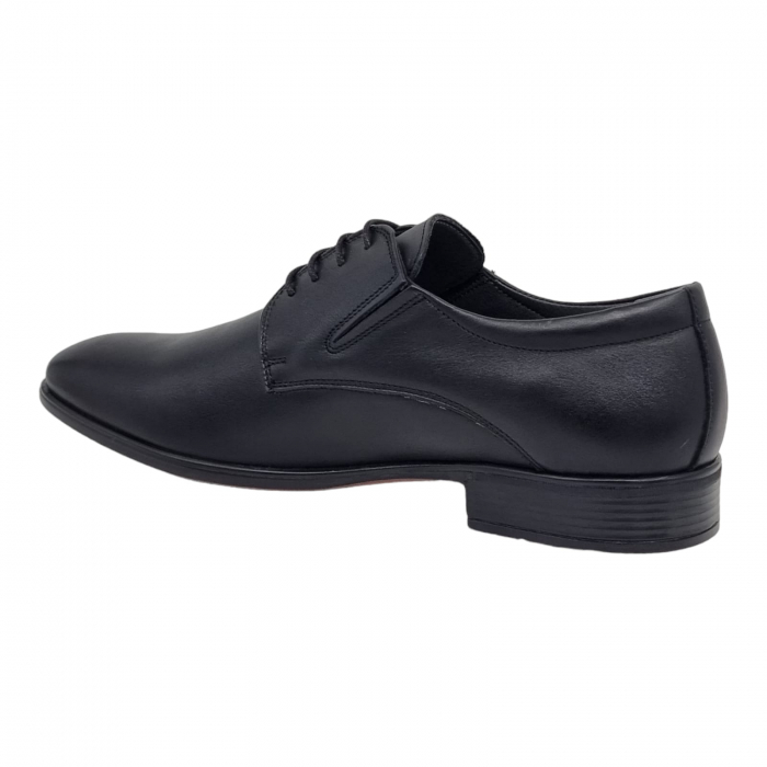 Pantofi Bărbați Eleganți Din Piele Naturală Neagra 1733 [5]