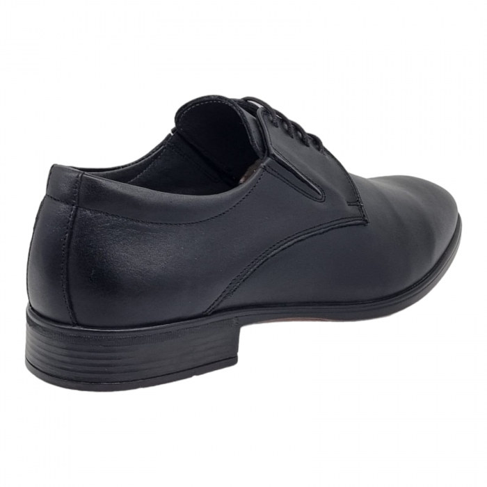 Pantofi Bărbați Eleganți Din Piele Naturală Neagra 1733 [7]