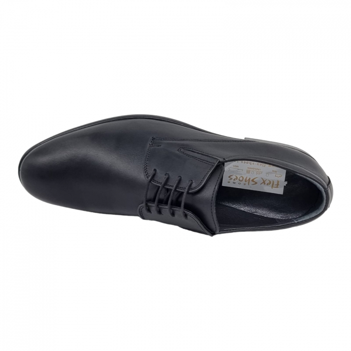 Pantofi Bărbați Eleganți Din Piele Naturală Neagra 1733 [8]