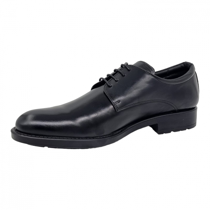 Pantofi Bărbați Eleganți Din Piele Naturală Neagra 1734 [8]