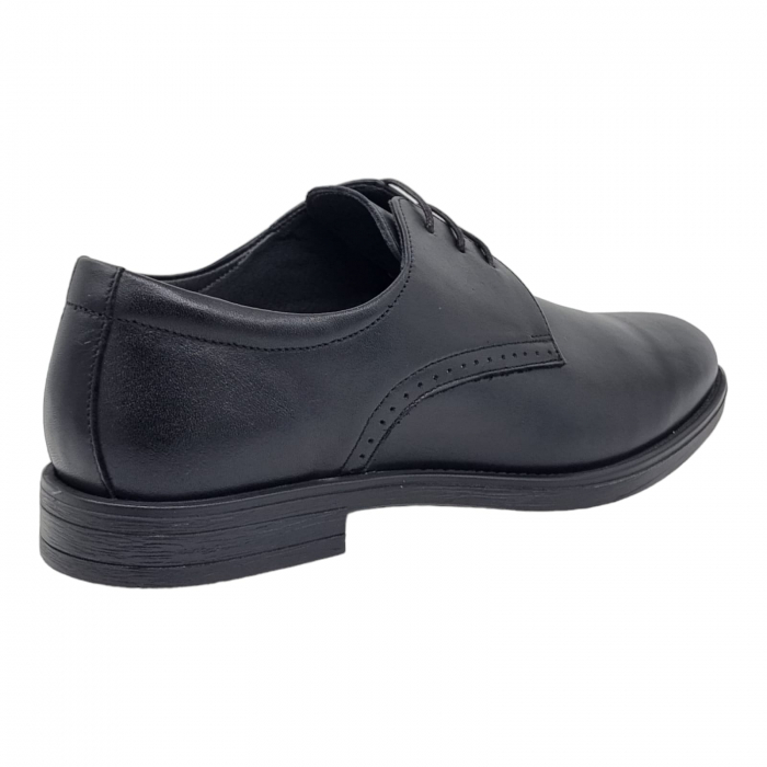 Pantofi Bărbați Eleganți Din Piele Naturală Neagra 1735 [6]