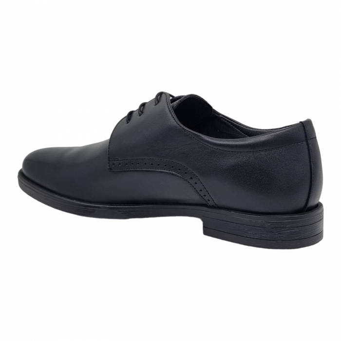 Pantofi Bărbați Eleganți Din Piele Naturală Neagra 1735 [4]