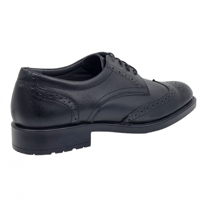 Pantofi Bărbați Eleganți Din Piele Naturală Neagra 1736 [3]