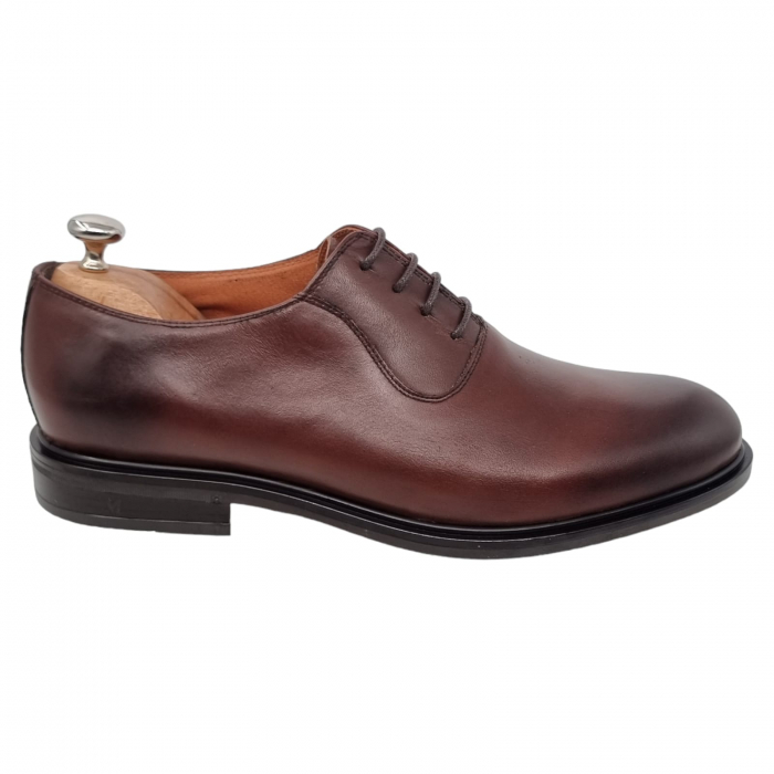 Pantofi Bărbați Eleganți Din Piele Naturală Neagra 1740 [10]