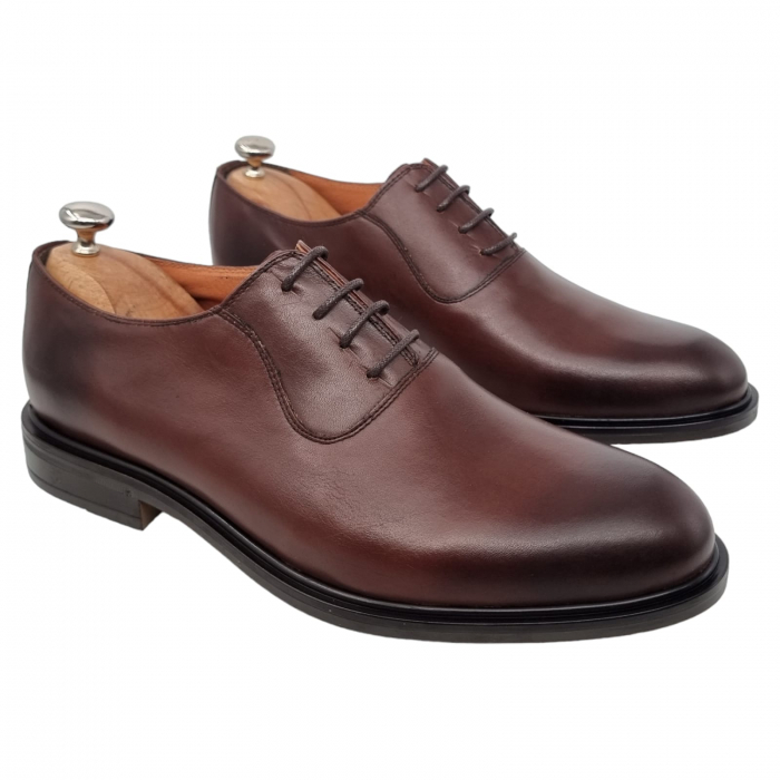 Pantofi Bărbați Eleganți Din Piele Naturală Neagra 1740 [6]
