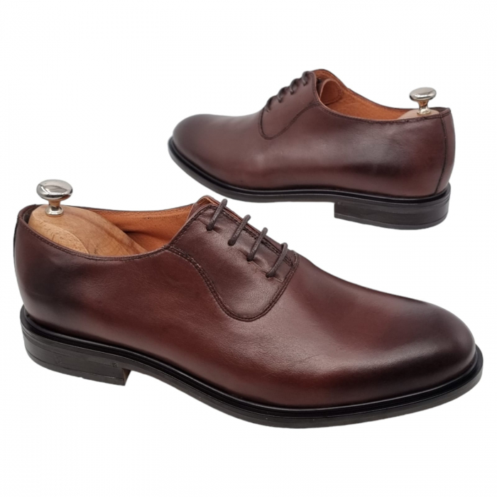 Pantofi Bărbați Eleganți Din Piele Naturală Neagra 1740 [5]
