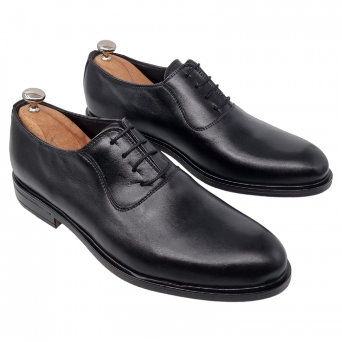 Pantofi Bărbați Eleganți Din Piele Naturală Neagra 1741 [3]