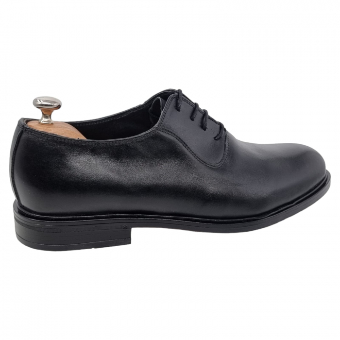 Pantofi Bărbați Eleganți Din Piele Naturală Neagra 1741 [6]