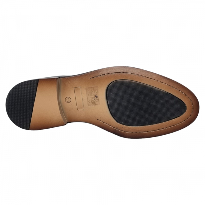 Pantofi Bărbați Eleganți Din Piele Naturală Neagra 1741 [7]
