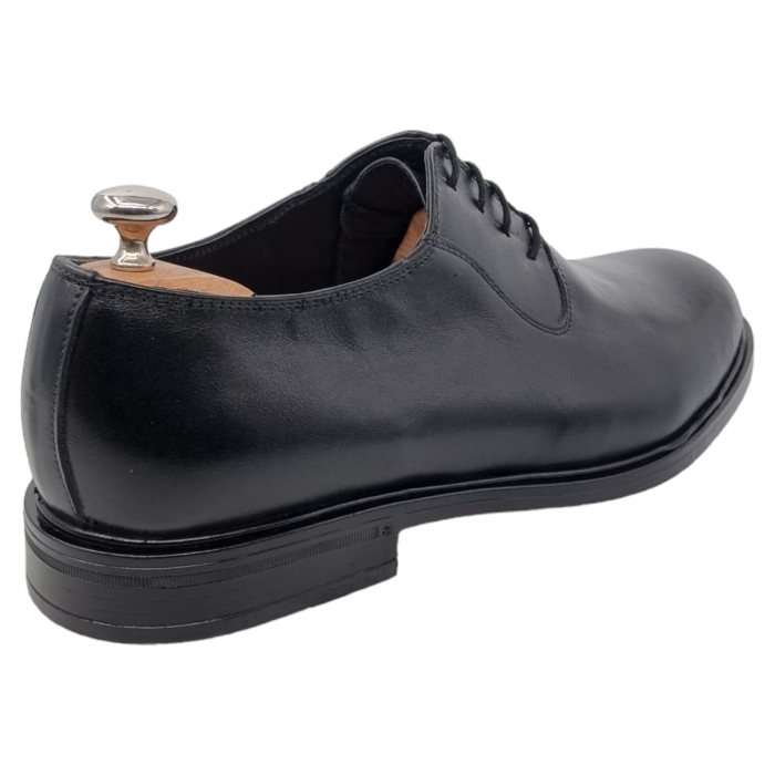 Pantofi Bărbați Eleganți Din Piele Naturală Neagra 1741 [8]