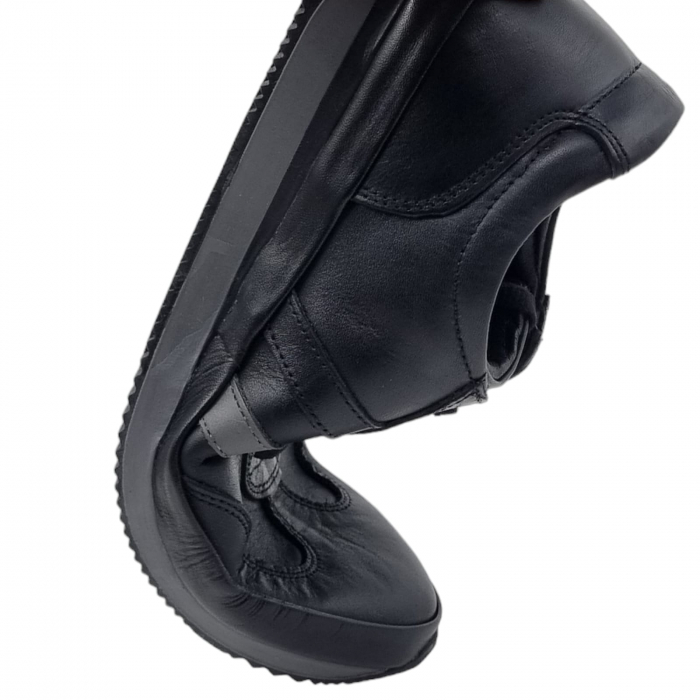 Pantofi Bărbați Sport Din Piele Naturală Neagră 1288 [10]