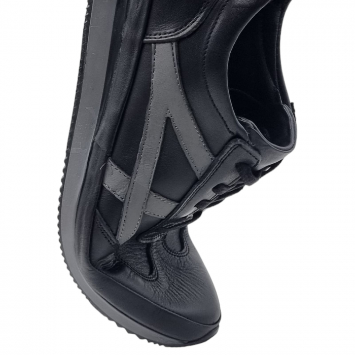 Pantofi Bărbați Sport Din Piele Naturală Neagră 1290 [21]