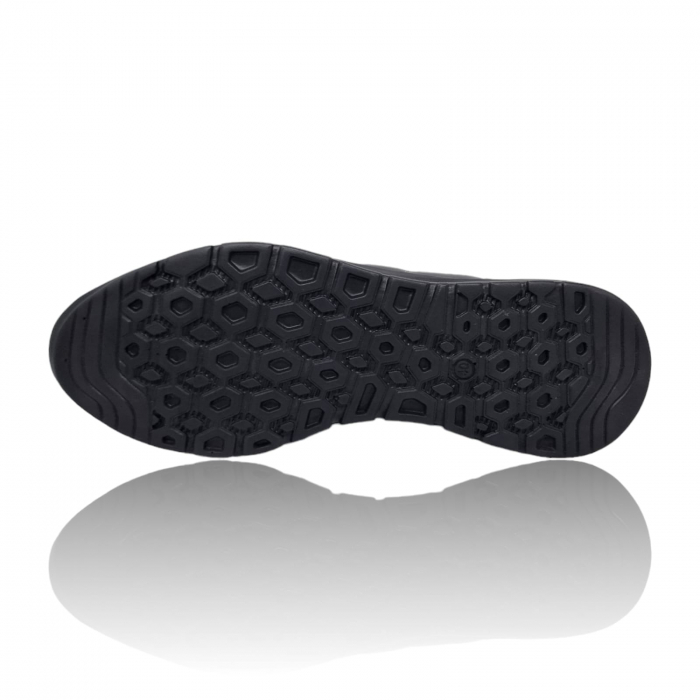 Pantofi Bărbați Sport Din Piele Naturală Neagră 1216 [8]