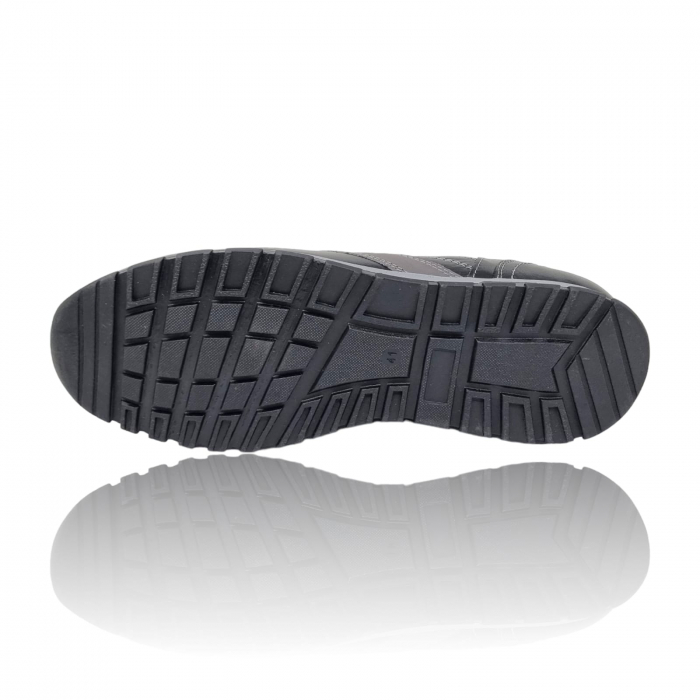 Pantofi Bărbați Sport Din Piele Naturală Neagră 352 [5]