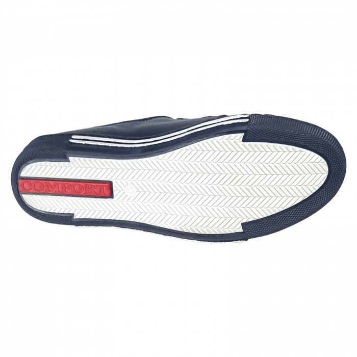 Pantofi Damă Casual Confort Din Piele Naturală Blue 5022 [5]