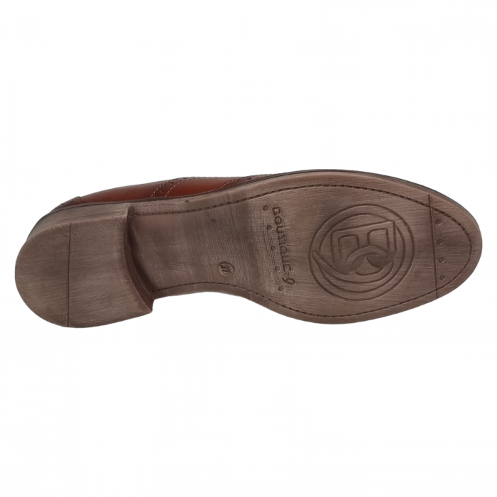 Pantofi Damă Casual Confort Din Piele Naturală Maro Rustic 5024 [6]