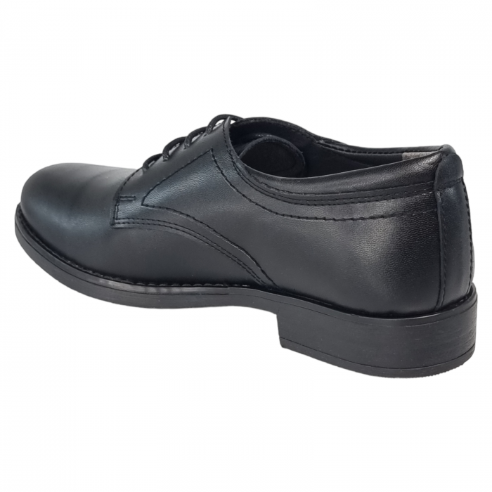 Pantofi Damă Casual Confort Din Piele Naturală Neagră 5025 [4]