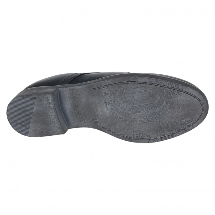 Pantofi Damă Casual Confort Din Piele Naturală Neagră 5025 [6]