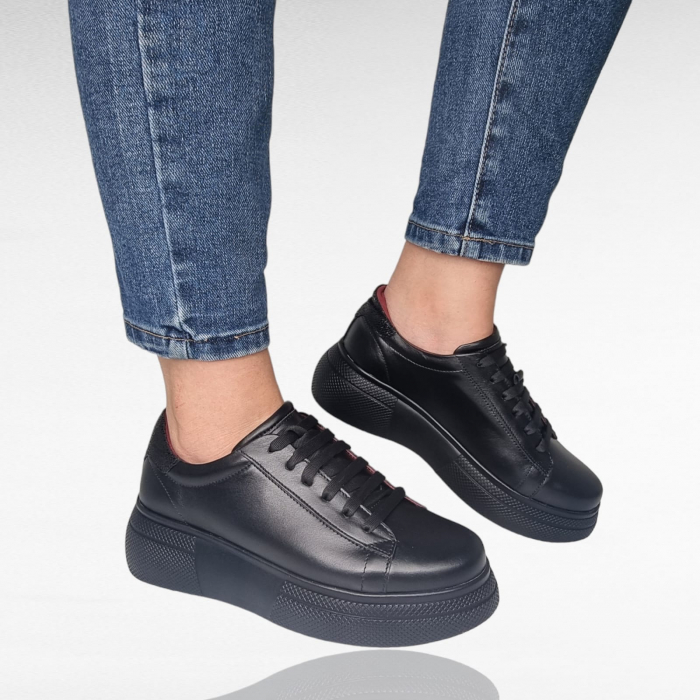 Pantofi Damă Casual Confort Din Piele 5160 [4]