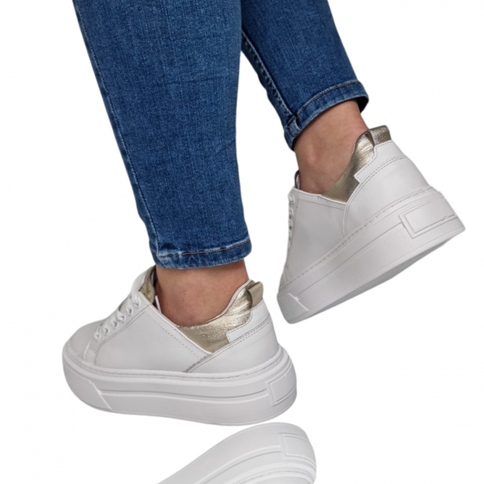 Pantofi Damă Casual Confort Din Piele 5163 [4]