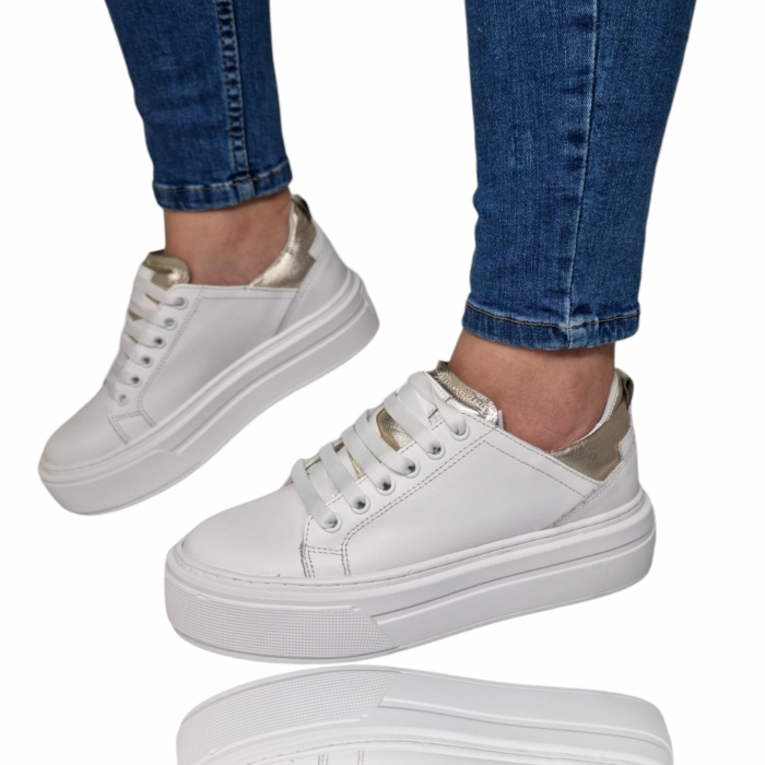 Pantofi Damă Casual Confort Din Piele 5163 [3]