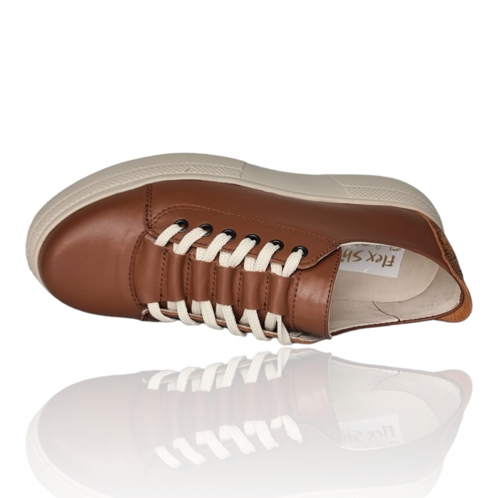 Pantofi Damă Casual Confort Din Piele Naturală Maro 5167 [3]