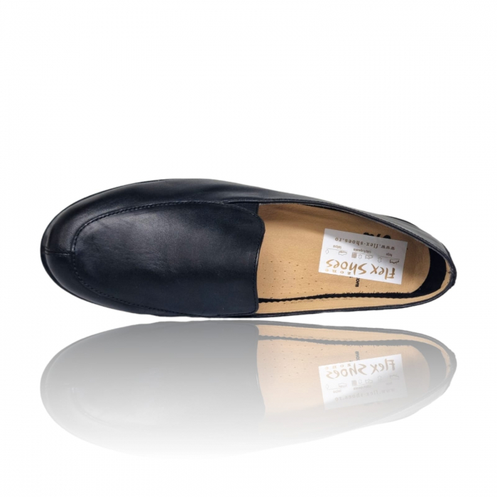 Pantofi Damă Casual Confort Din Piele Naturală Neagră 5189 [7]