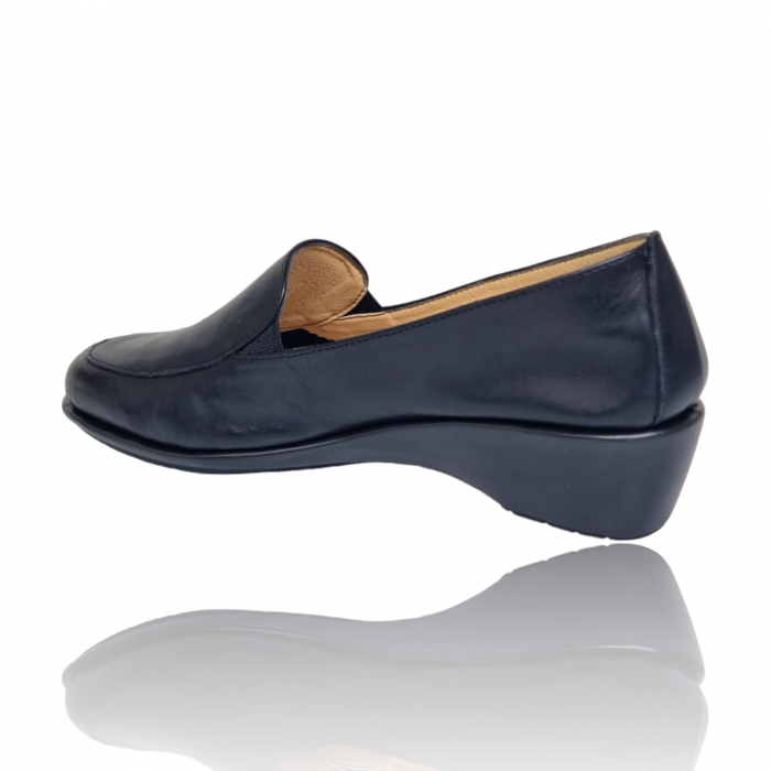 Pantofi Damă Casual Confort Din Piele Naturală Neagră 5189 [4]