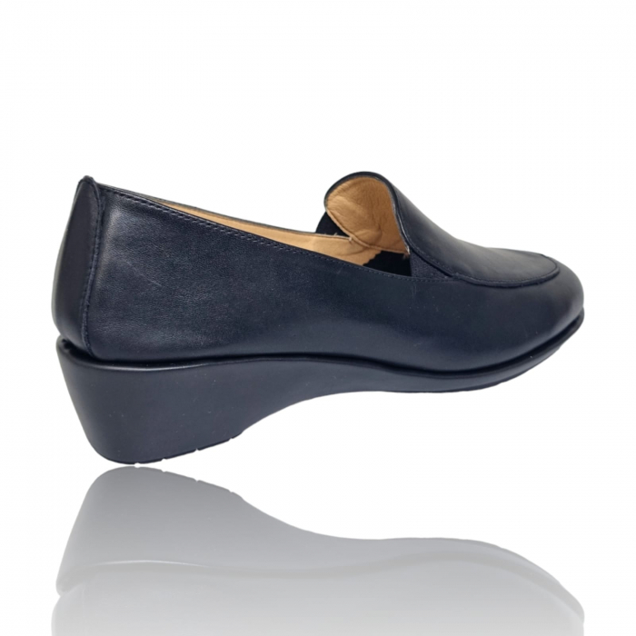 Pantofi Damă Casual Confort Din Piele Naturală Neagră 5189 [3]