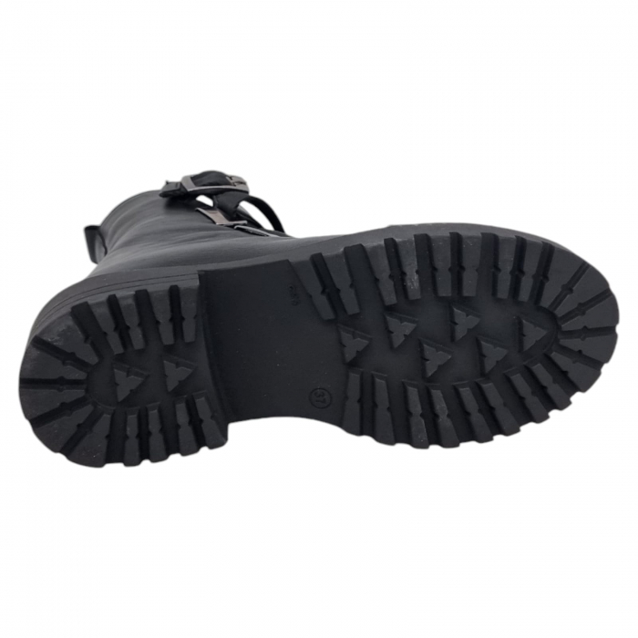 Ghete Damă Casual Din Piele Naturală Neagră 8765 [11]