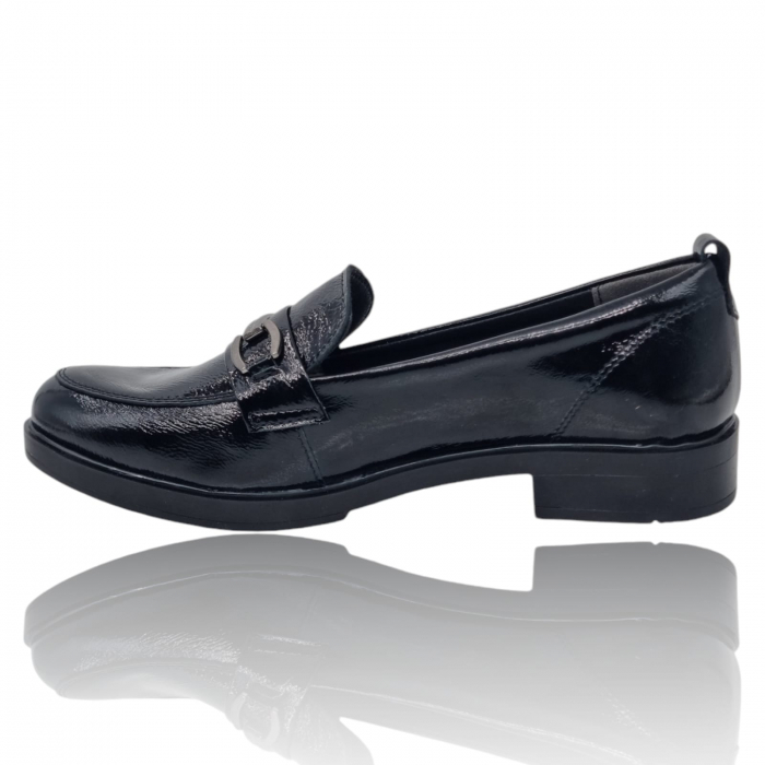 Pantofi Damă Casual Confort Din Piele Naturala Neagra 5268 [2]