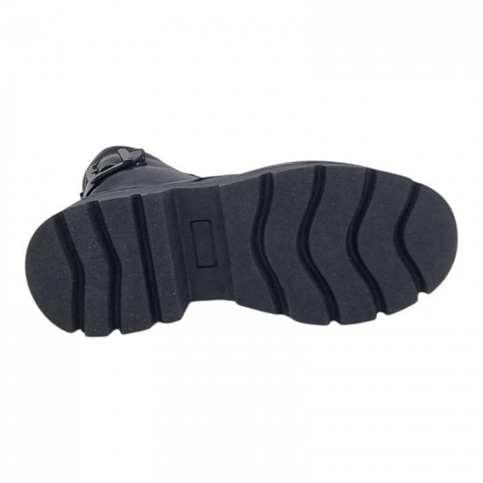 Ghete Damă Casual Din Piele Naturală Neagră 8769 [6]