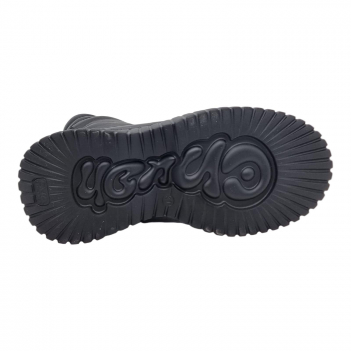 Ghete Damă Casual Din Piele Naturală Neagră 8772 [5]