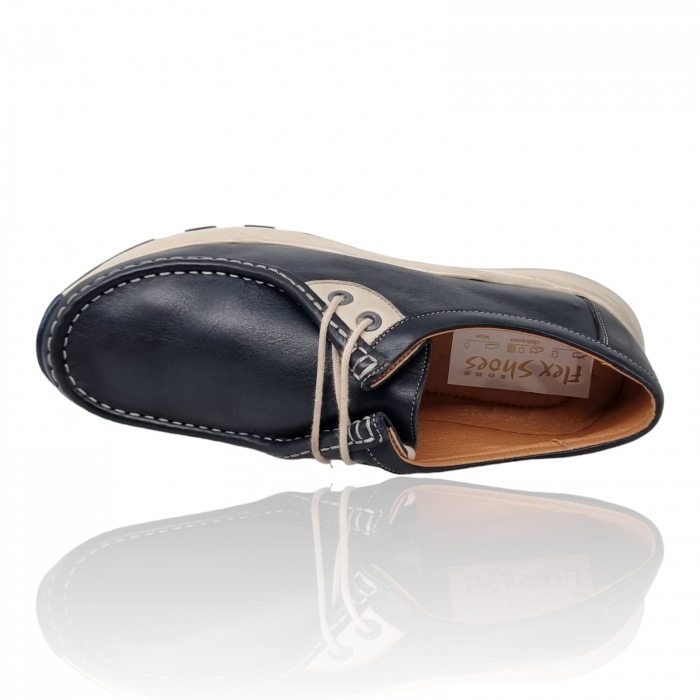 Pantofi Damă Casual Confort Din Piele Naturala Blue 5237 [5]