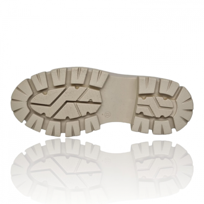 Pantofi Damă Casual Confort Din Piele Naturală Sarp Bej 5246 [3]