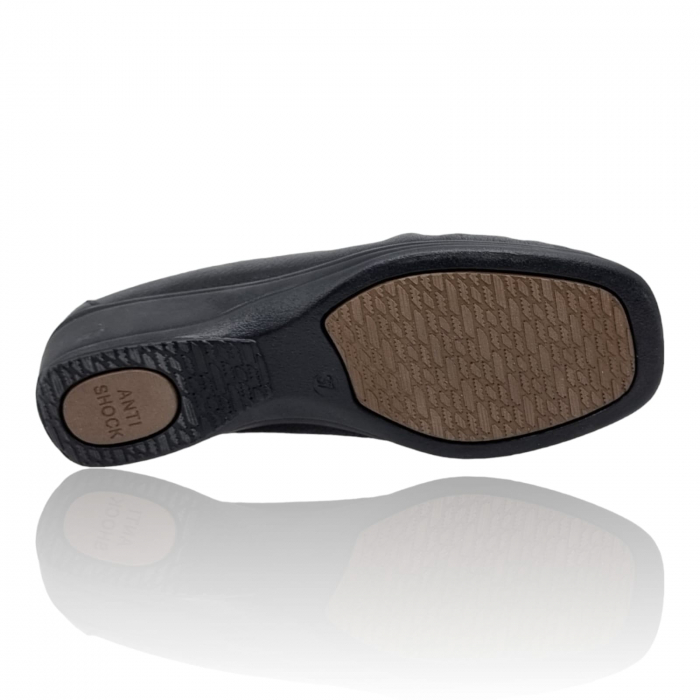 Pantofi Damă Casual Confort Din Piele Naturală Neagră 5248 [7]