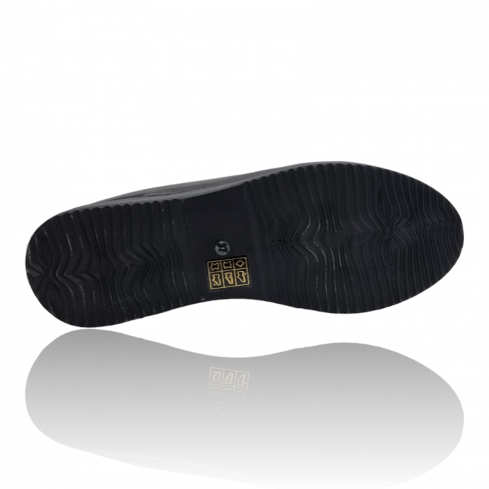 Pantofi Damă Casual Confort Din Piele Naturală Neagră 5254 [7]