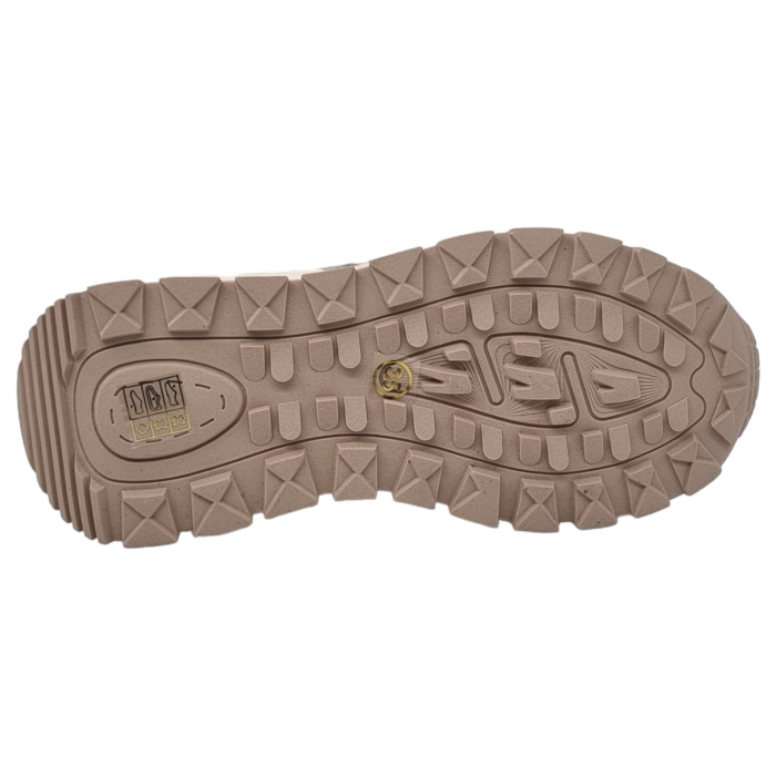 Pantofi Damă Casual Confort Din Piele Naturală Crem 5277 [10]