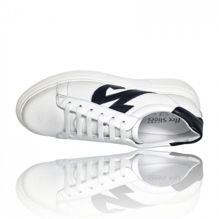 Pantofi Damă Casual Confort Din Piele Alb 5127 [5]