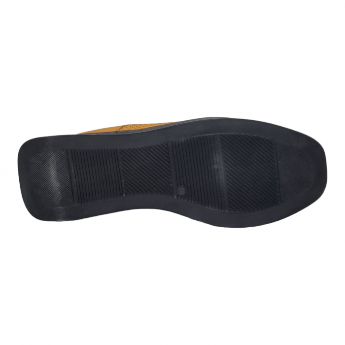 Pantofi Damă Casual Confort Din Piele Naturală Galbenă 5110 [5]